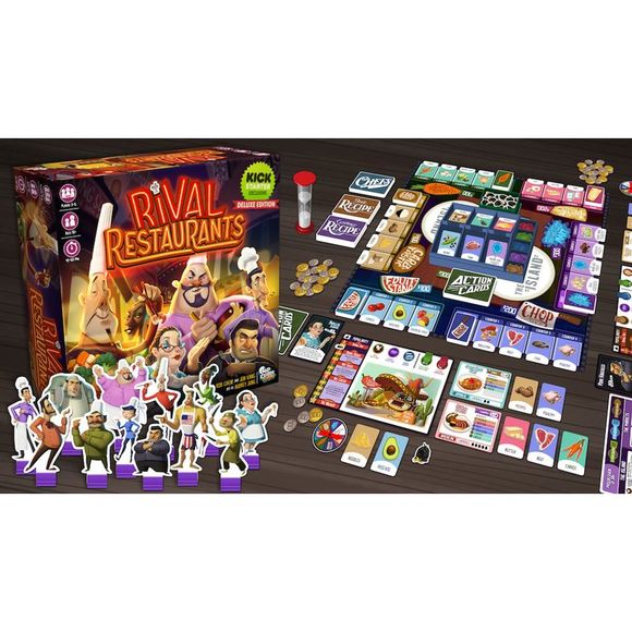 Rival Restaurants Board Game - Deluxe Kickstarter Edition - Picture 1 of 4
